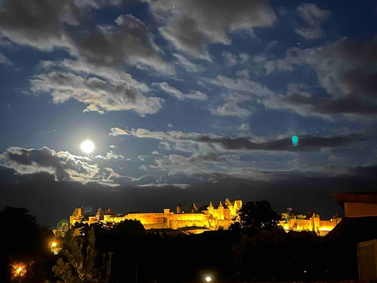 Chambre Avec Vue Panoramique Sur La Cite Medievale Каркассон Экстерьер фото